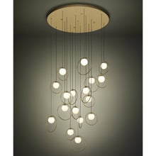 Round Portocolom 17 Light LED Pendant